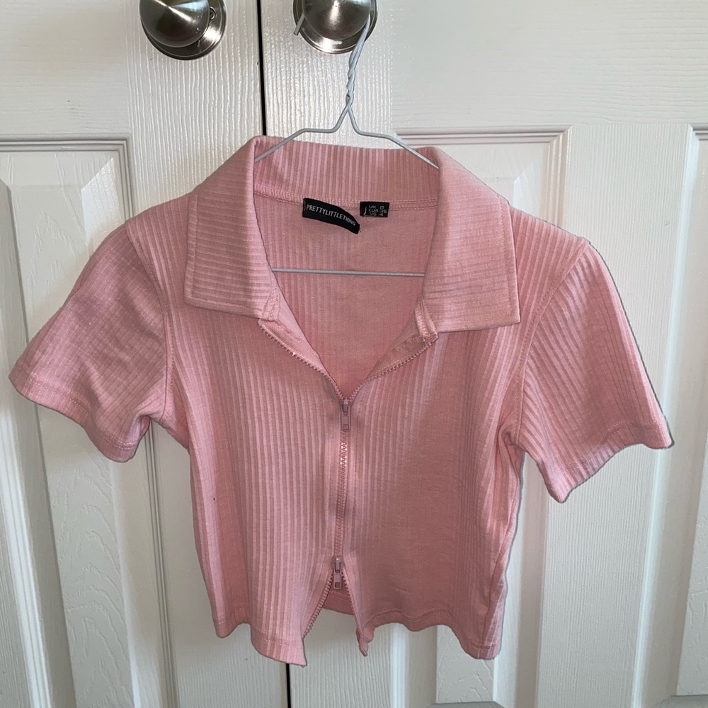 Double Zipper Crop Top